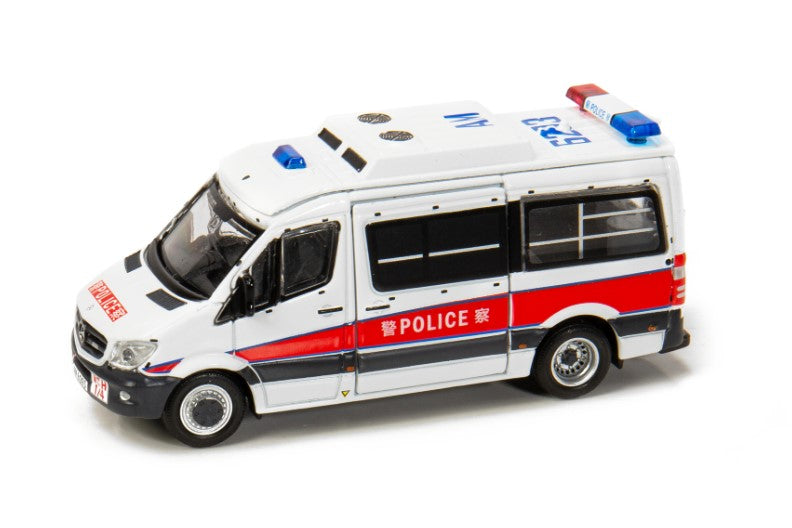 [ Back-order ] TINY ATC64621 1:76 Tiny City No.164 Mercedes Benz Sprinter Facelift HK Police (Wan Chai District) Diecast