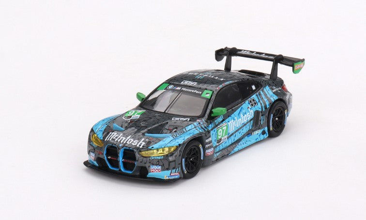 MGT00647-L TSM MINI-GT 1:64 BMW M4 GT3 IMSA Laguna Seca GTD 2023 #97 Turner Motorsports LHD