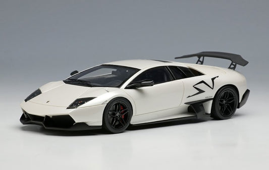 [ Back-order ] Make Up EIDOLON EM336C 1:43 Lamborghini Murcielago LP670-4 SV 2009 Pearl White