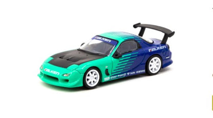 T64G-TL022-FA TARMAC WORKS 1:64 FALKEN RX-7 FD3S model car