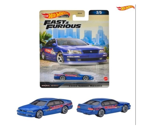 HKD23 Hot Wheels Nissan Fast and Furious - 1999 Nissan Maxima 1carton/10pcs