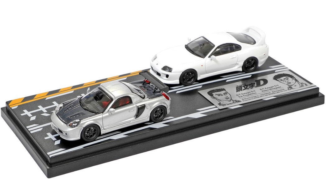 [ Back-order ] MODELER'S MD64205 1:64 Initial D Set Vol.5 Kai Kogashiwa MR-S & Hideo Minagawa Supra (JZA80)