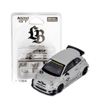 MC221-fi TSM MINI-GT 1:64 Abarth 595 LB-WORKS x Abarth Works Fighters (LBWK Exclusive Blister Box)