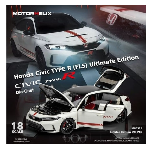 M85325 MOTORHELIX 1:18 Honda Civic TYPE R (FL5) Ultimate Edition