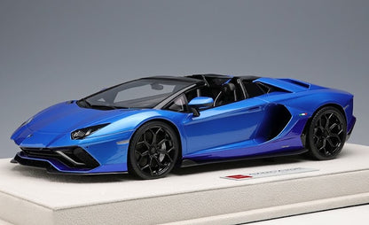 [ Back-order ] Make Up EIDOLON EML064A 1:18 Lamborghini Aventador LP780-4 Ultime Roadster 2021 Blue