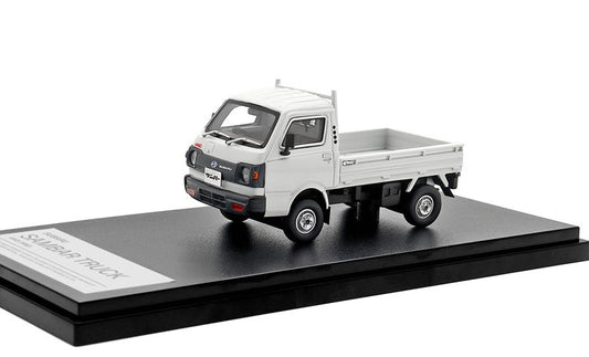 [ Back-order ] Hi-Story HS394WH 1:43 SUBARU SAMBAR TRUCK 4WD (1980) Gull White Resin