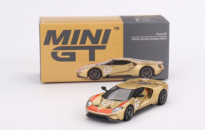 MGT00536-L TSM MINI-GT 1:64 Ford GT Holman Moody Heritage Edition LHD