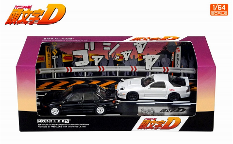 [ Back-order ] MODELER'S MD64217 1:64 Initial D Set Vol.17 Kyoichi Sudo Lancer Evolution III & Ryosuke Takahashi RX-7(FC3S) ƒ_ƒCƒLƒƒƒXƒg