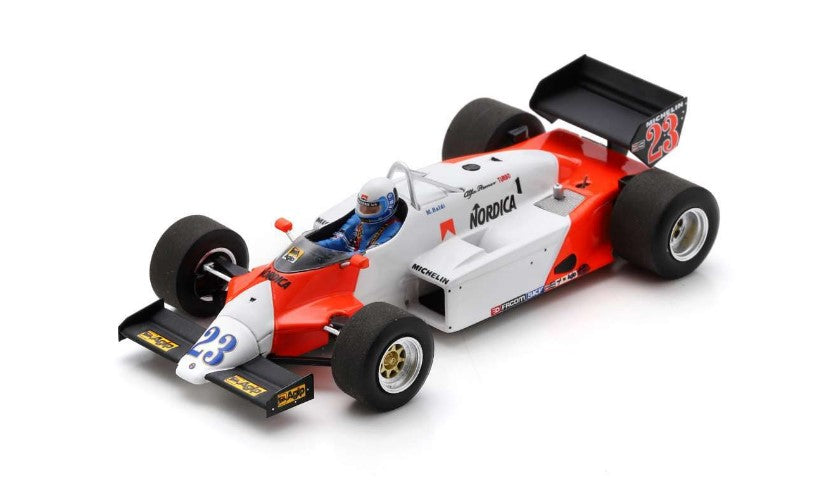 S8803 SPARK 1:43 Alfa Romeo 183T F1 Monaco GP 1983 #23 Mauro Bardi