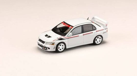 [ Back-order ] Hobby Japan HJ642054BW 1:64 Mitsubishi LANCER GSR EVOLUTION 7 RALLY Style Version Scotia White