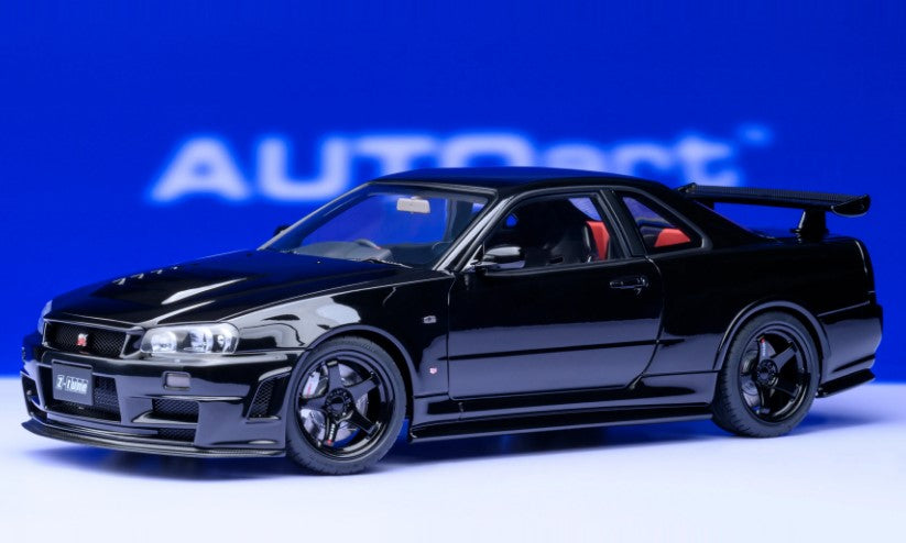 77463 AUTOart 1:18 Nissan NISMO R34 GT-R Z-tune (Black Pearl)