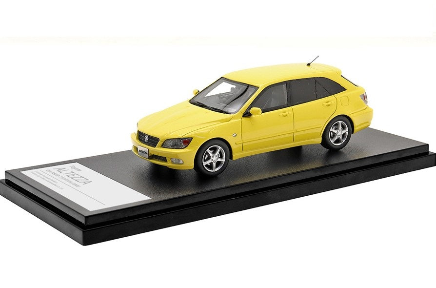 [ Back-order ] Hi-Story HS391YE 1:43 Toyota ALTEZZA Gita AS200 Z EDITION (2001) Super Bright Yellow Resin