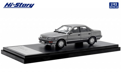 [ Back-order ] Hi-Story HS457GY 1:43 Toyota COROLLA Sedan GT (1987) Gray Metallic Resin