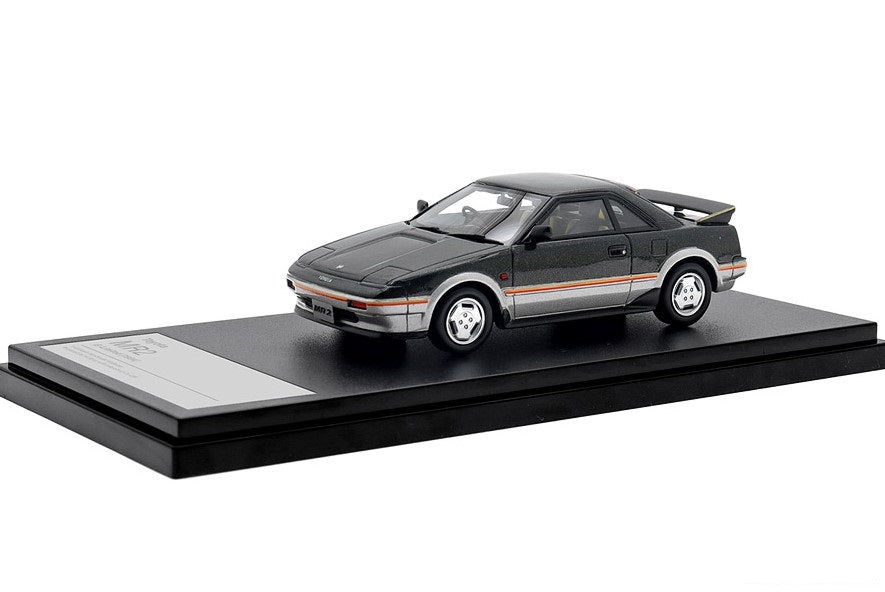 [ Back-order ] Hi-Story HS448GR 1:43 Toyota MR2 G-Limited (1984) Sherwood Toning Resin