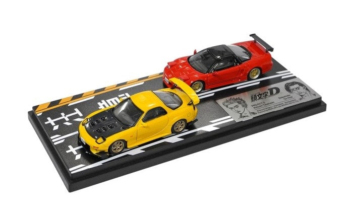 MD64203 MODELER'S 1:64 Initial D Set Vol.3 Keisuke Takahashi RX-7 (FD3S) & Go Hojo NSX (NA1)