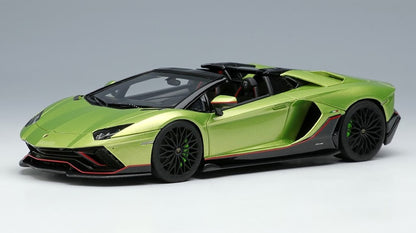 [ Back-order ] Make Up EIDOLON EM637C 1:43 Lamborghini Aventador LP780-4 Ultime Roadster 2021 (Diansus wheel) Verdesitria