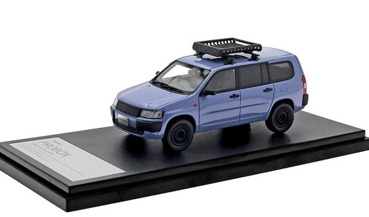 [ Back-order ] Hi-Story HS403BL 1:43 Toyota PROBOX Lift Up Custom (2010) Bluish Gray Resin