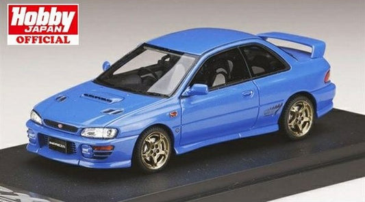 [ Back-order ] MARK43 PM4357BL 1:43 Subaru Impreza WRX type R Sti Version 1997 (GC8) Sonic Blue Mica