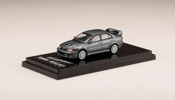 [ Back-order ] Hobby Japan HJ641033BGM 1:64 Mitsubishi LANCER GSR EVOLUTION 6 (T.M.E) (CP9A) 2000 Gray Metallic