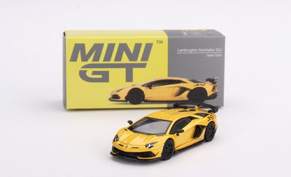 MGT00563-L TSM MINI-GT 1:64 Lamborghini Aventador SVJ Giallo Orion Yellow LHD