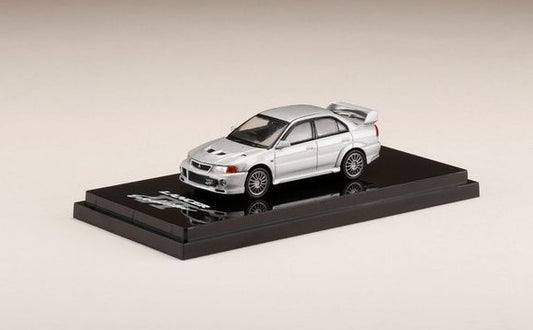 [ Back-order ] Hobby Japan HJ641033AS 1:64 Mitsubishi LANCER GSR EVOLUTION 6 (CP9A) 1999 Satellite Silver Metallic