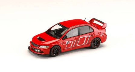 [ Back-order ] Hobby Japan HJ646054R 1:64 Mitsubishi Lancer GSR Evolution 9 Ralliart Red Solid Die-cast