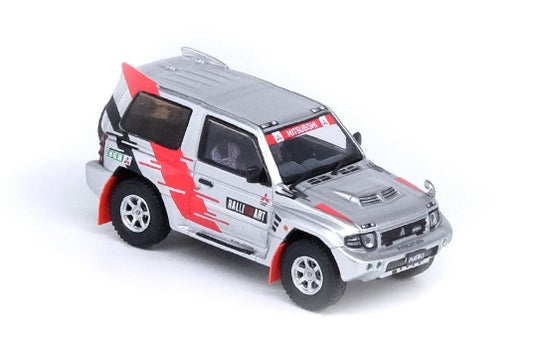 [ Back-order ] INNO Models IN64-EVOP-RASIL 1:64 Mitsubishi Pajero Evolution "RALLIART" Silver