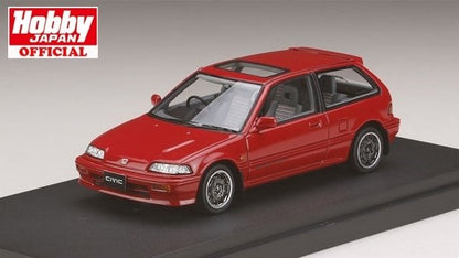 [ Back-order ] MARK43 PM4358SR 1:43 Honda Civic Si (EF3) With MUGEN CF-48 Wheel Rio Red