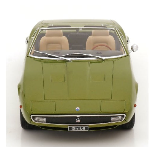 KKDC181302 KK scale 1:18 Maserati Ghibli Spyder 1970 light green-metallic