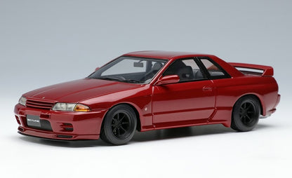 [ Back-order ] Make Up EIDOLON EM424D 1:43 Nissan Skyline GT-R (BNR32) (RS Watanabe 8 spoke wheels) Red Pearl Metallic