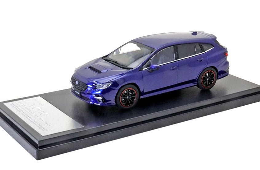 [ Back-order ] Hi-Story HS331BL 1:43 Subaru LEVORG (2020) Sports Style Accessories Lapis Blue Pearl Diecast