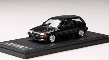 [ Back-order ] MARK43 PM4399BK 1:43 Honda Civic Si (AT) 1984 Black Metallic (Customized Color Version)