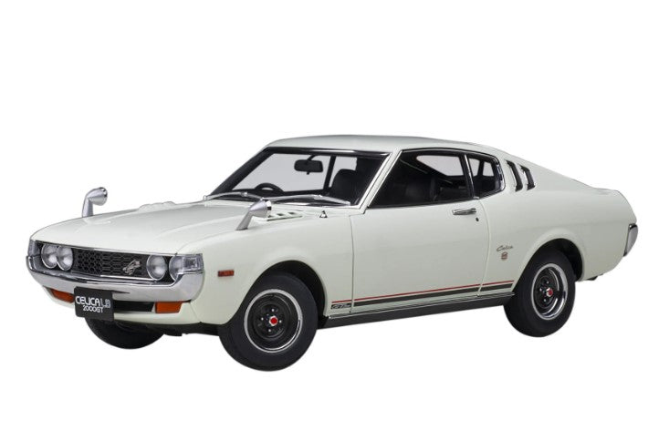 78766 AUTOart 1:18 Toyota Celica Liftback 2000GT (RA25) 1973 White