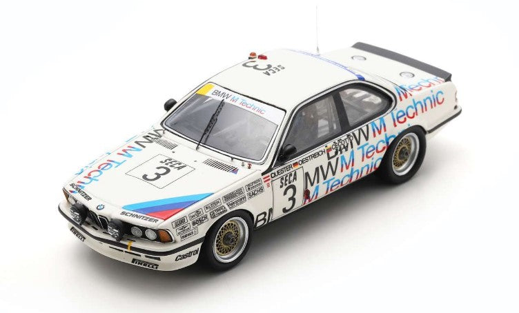 SB660 SPARK 1:43 BMW 635 Csi #3 24H Spa 1985 D.Quester - J.Cecotto - M-Oestreich