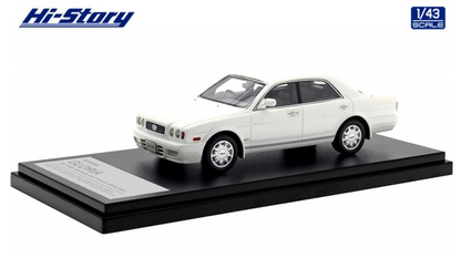 [ Back-order ] Hi-Story HS451WH 1:43 Nissan GLORIA V30 TWIN CAM Turbo Gran Turismo Ultima (1991) Pure White Resin