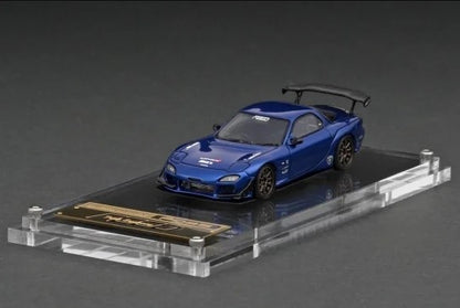 [ Back-order ] ignition model IG2728 1:64 FEED RX-7 (FD3S) Blue Metallic