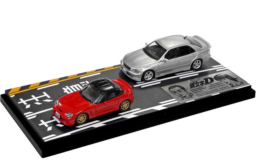 [ Back-order ] MODELER'S MD64214 1:64 Initial D Set Vol.14 Sakamoto Cappuccino & Nobuhiko Akiyama Altezza