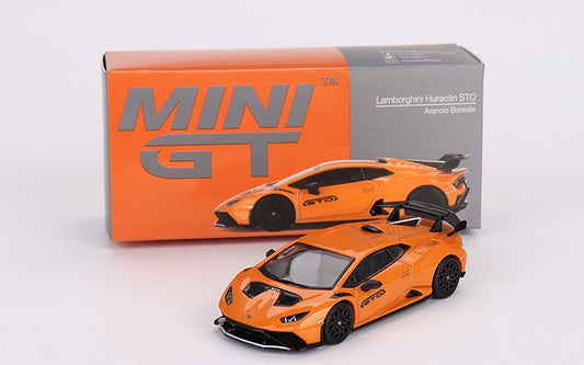 MGT00511-L TSM MINI-GT 1:64 Lamborghini Huracan STO Arancio Borealis LHD