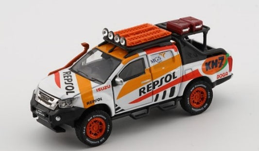 64B0286 BM CREATIONS 1:64 Isuzu D-Max 2018 "Repsol Oil" Accessory Pack RHD