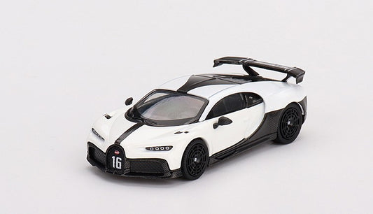 MGT00569-L TSM MINI-GT 1:64 Bugatti Chiron Pur Sport White LHD