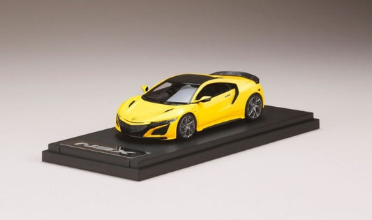 [ Back-order ] MARK43 PM43137CY 1:43 Honda NSX (NC1) 2020 Vehicle with options Yellow Pearl