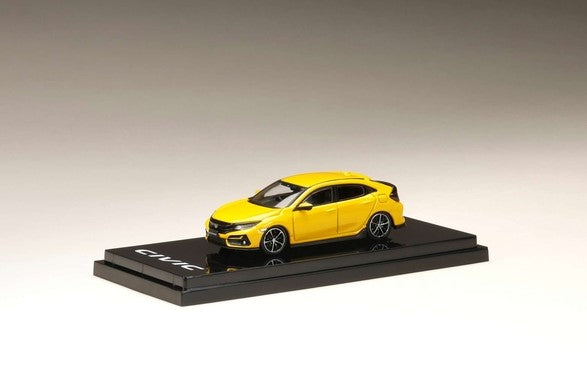 [ Back-order ] Hobby Japan HJ642018AY 1:64 Honda Civic H/B (FK7) 2020 Yellow