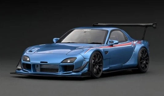 [ Back-order ] ignition model IG2963 1:18 FEED Afflux GT3 (FD3S) Light Blue Metallic