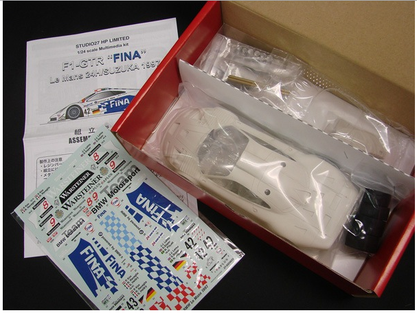 [ Back-order ] STUDIO27 LPE2405 1:24 F1 GTR Fina #42/#43 LM/Suzuka 1997 Multimedia Kit