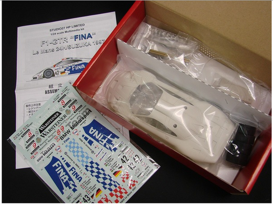 [ Back-order ]STUDIO27 LPE2405 1:24 F1 GTR Fina #42/#43 LM/Suzuka 1997 Multimedia Kit