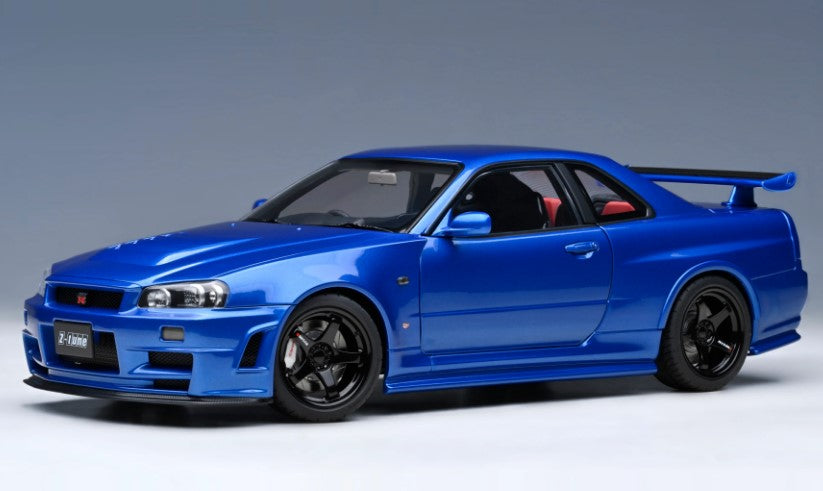 77462 AUTOart 1:18 Nissan NISMO R34 GT-R Z-tune (Bayside Blue)