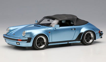 [ Back-order ] Make Up VISION VM138I 1:43 Porsche 911 Carrera 3.2 Speedster Turbo Look 1989 Metallic Light Blue