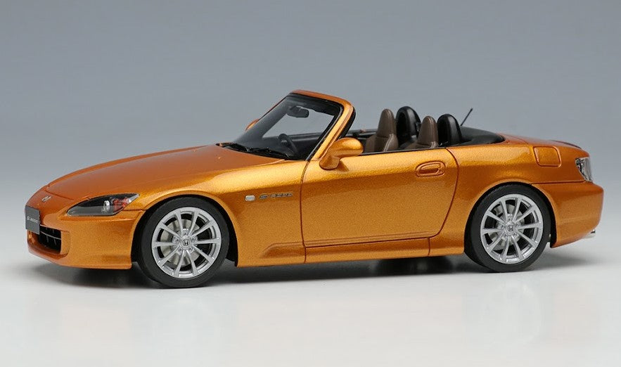 [ Back-order ] Make Up EIDOLON EM677F 1:43 Honda S2000 (AP2) 2005 New Imola Orange Pearl