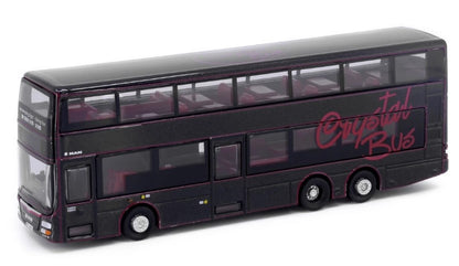 [ Back-order ] TINY ATC65245 1:110 Tiny City No.49 Crystal Bus MAN A95 Black Diecast