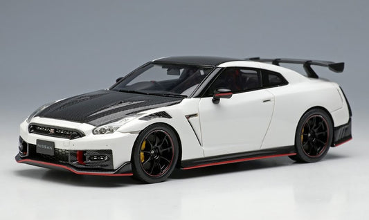 [ Back-order ] Make Up EIDOLON EM709B 1:43 Nissan GT-R NISMO Special edition 2024 Brilliant White Pearl